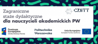 IV edycja konkursu na zagraniczne staże dydaktyczne dla nauczycieli akademickich PW