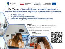 NERW 2 PW | konsultacje dla studentów PW w ramach PW Makers NERW 2 PW | konsultacje dla studentów PW w ramach PW Makers