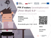 NERW 2 PW | Rekrutacja na warsztaty "Prze-Myśl 4.0” NERW 2 PW | Rekrutacja na warsztaty "Prze-Myśl 4.0”
