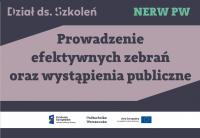 [ODWOŁANE] Szkolenie nt. prowadzenie efektywnych zebrań oraz wystąpienia publiczne