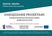 Rekrutacja na szkolenie – Zarządzanie projektami i kierowanie zespołem projektowym