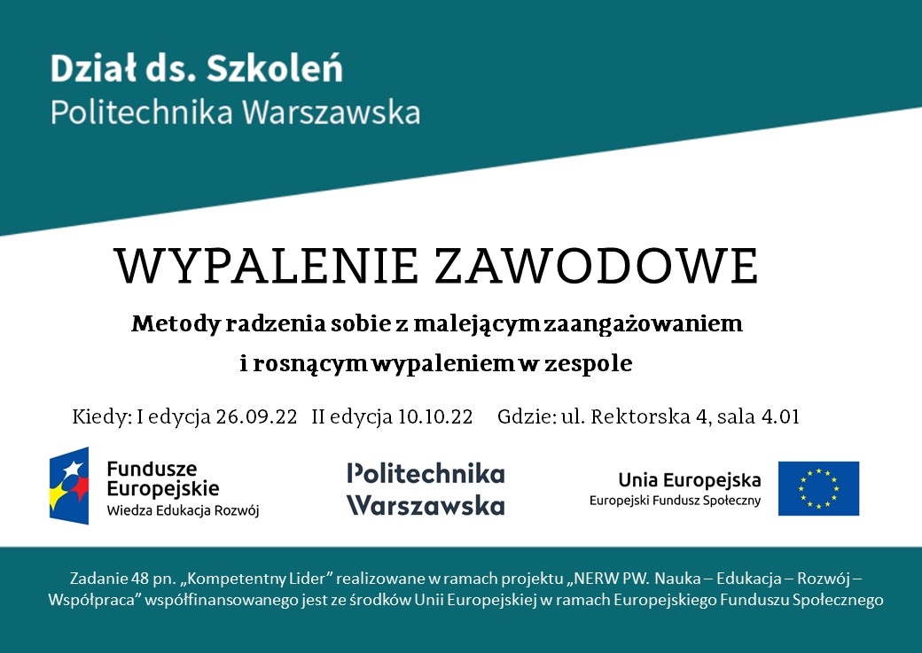 Plakat_Wypalenie zawodowe