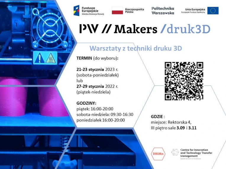 PW Makers Template Druk 3D styczeń